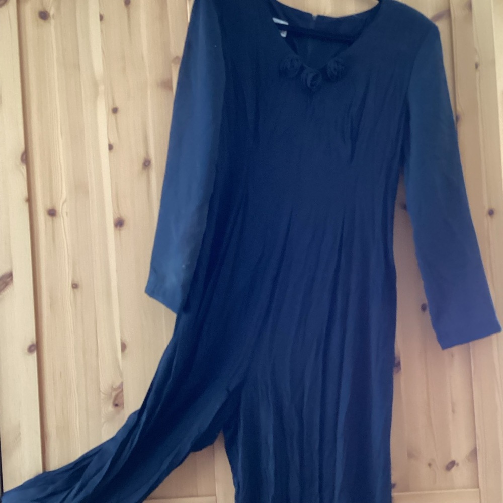 Vintage 80's Jumpsuit RAMPAGE NAVY DEADSTOCK